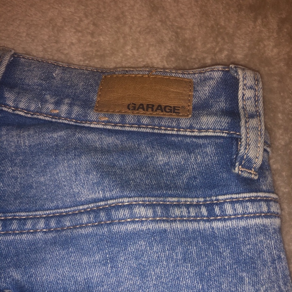 garage light wash skinny jeans